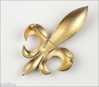 Fleur de lis brooch deals