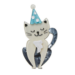Erstwilder 5th Birthday Party Animal Cat Brooch Pin Front