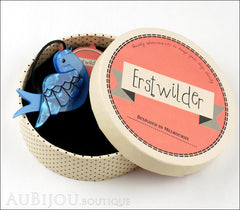 Erstwilder Bird Brooch Pin Anouk's Lost Letter Blue Box