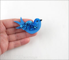Erstwilder Bird Brooch Pin Anouk's Lost Letter Blue Model
