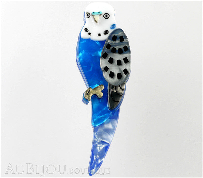 Erstwilder Bird Brooch Pin Budgerigar Budgie Victor The Verbose Gallery