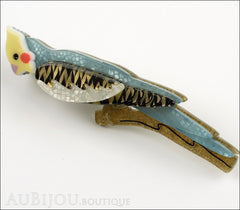 Erstwilder Bird Brooch Pin Connor Cockatiel Cockatoo Side