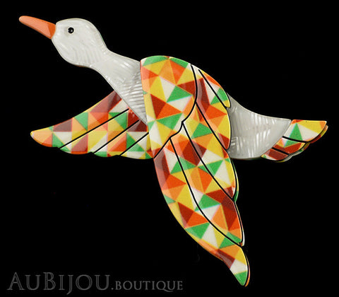 Erstwilder Bird Brooch Pin Dancing Duck Goose Multicolor Gallery