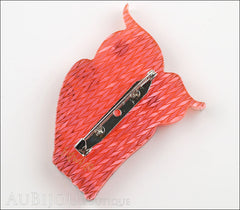 Erstwilder Bird Brooch Pin Herb's Hot Hoot Owl Pink Back