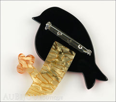 Erstwilder Bird Brooch Pin Penny's Perch Robin Red Back