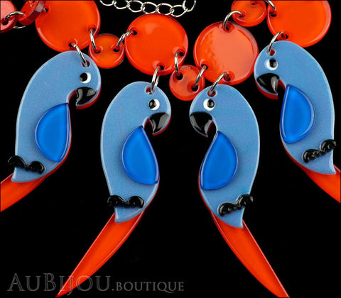 Erstwilder Bird Necklace Bree’s Birds Parrot Blue Orange Gallery