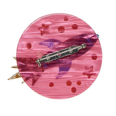 Erstwilder Blast Off Rocket Launch Brooch Pin Back