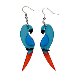 Erstwilder Bree's Birds Parrot Earrings Front