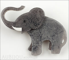 Erstwilder Brooch Pin Elizaveta The Elephant Grey Front