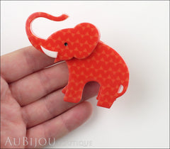 Erstwilder Brooch Pin Elizaveta The Elephant Red Model