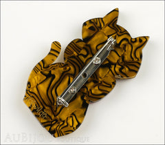Erstwilder Brooch Pin Kat Cat Tortoise Red Back