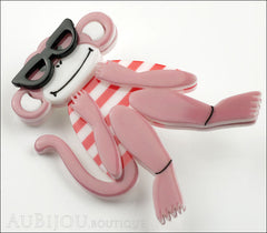 Erstwilder Brooch Pin Moe The Monkey Lover Light Violet Side