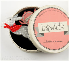Erstwilder Brooch Pin The White Rabbit Box