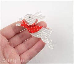 Erstwilder Brooch Pin The White Rabbit Model