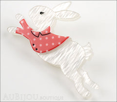 Erstwilder Brooch Pin The White Rabbit Side