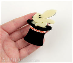 Erstwilder Brooch Pin Trixie Bunny Honey Rabbit Magician Hat Trick Model