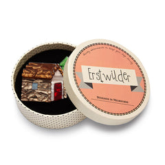 Erstwilder Cabin In The Woods Brooch Pin Box