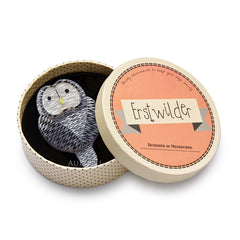 Erstwilder Call Of The Ural Owl Bird Brooch Pin Box