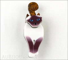 Erstwilder Cat Brooch Pin Lena Blue Eyed Birman Front