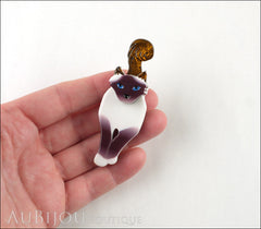 Erstwilder Cat Brooch Pin Lena Blue Eyed Birman Model