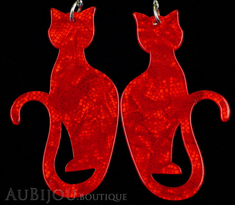Erstwilder Cat Earrings Crimson Kitty Gallery