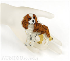 Erstwilder Cavalier King Charles Spaniel Dog Brooch Pin Mannequin