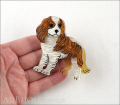 Erstwilder Cavalier King Charles Spaniel Dog Brooch Pin Model