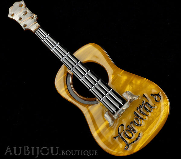 Erstwilder Celebrated Six String Guitar Brooch Pin Gallery