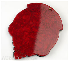 Erstwilder Cleopatra Compact Mirror Deco Egyptian Red Back