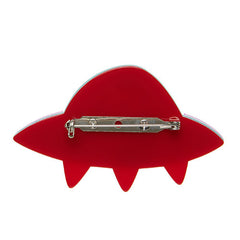 Erstwilder Close Encounter UFO Alien Brooch Pin Back
