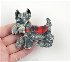 Erstwilder Dog Brooch Pin Wallace Scottie Terrier Silver Grey Model