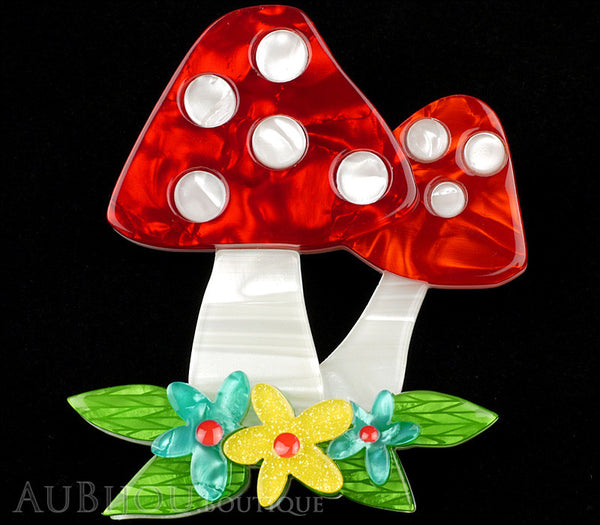 Erstwilder Forest Fun Guy Fly Amanita Mushroom Brooch Pin Gallery
