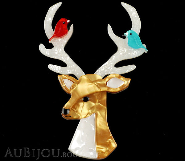 Erstwilder Kind-Hearted Keresh Deer Brooch Pin Gallery