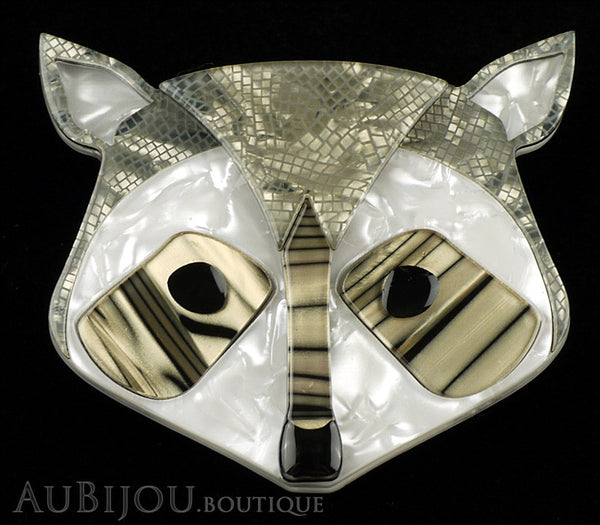 Erstwilder Masked Trickster Raccoon Brooch Pin Gallery