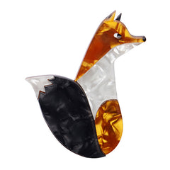 Erstwilder Mr Fantastic Fox Brooch Pin Front