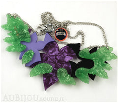 Erstwilder Necklace Gloriosa Bluebell Flower Back