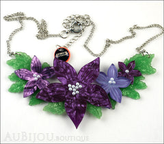 Erstwilder Necklace Gloriosa Bluebell Flower Front