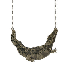 Erstwilder Necklace Saltie Swamp Dweller Saltwater Crocodile Front