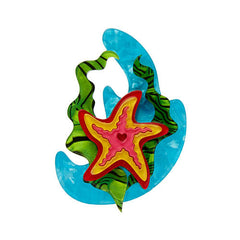 Erstwilder Ocean Wish Starfish Brooch Pin Front