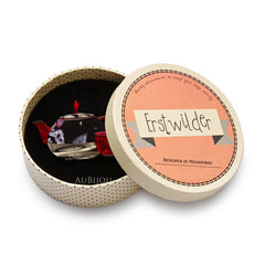 Erstwilder Ocha For Two Teapot Brooch Pin Box