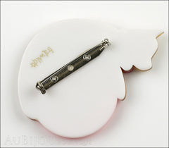 Erstwilder Pet Circus Brooch Pin Cat The Co-Ordinated Beige Red Back