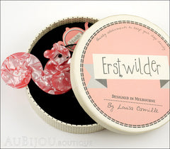 Erstwilder Pin Brooch Saskia Squirrel Pearly Pink Box