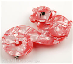 Erstwilder Pin Brooch Saskia Squirrel Pearly Pink Side