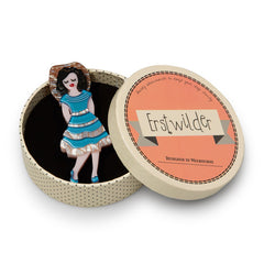 Erstwilder Rockabilly Queen Brooch Pin Box