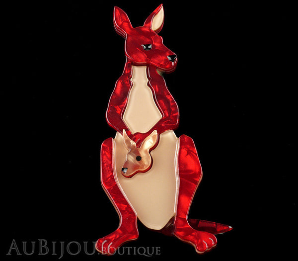 Erstwilder Roo Ride Along Kangaroo Brooch Pin Gallery