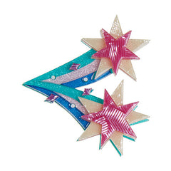 Erstwilder Star Burst Brooch Pin Front