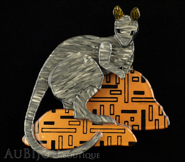 Erstwilder Sure Footed Shy Guy Yellow Footed Rock Wallaby Brooch Pin Gallery