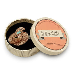 Erstwilder Theodore The Trim Taipan Snake Brooch Pin Box