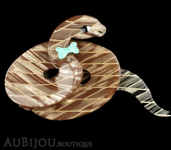 Erstwilder Theodore The Trim Taipan Snake Brooch Pin Gallery