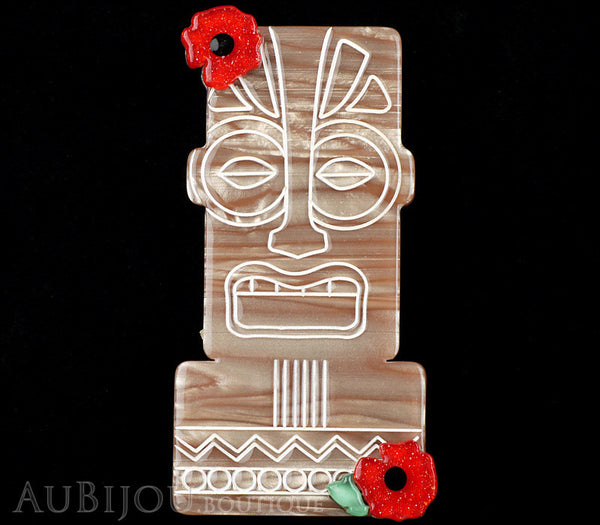 Erstwilder Tiki Idol Heads Brooch Pin Gallery